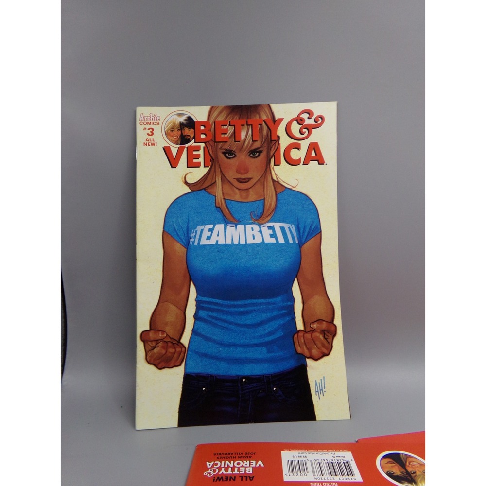 Betty Veronica Comic Books Lot 1 2 3 Adam Hughes Archie Comics and Variant Cover - Picture 4 of 6